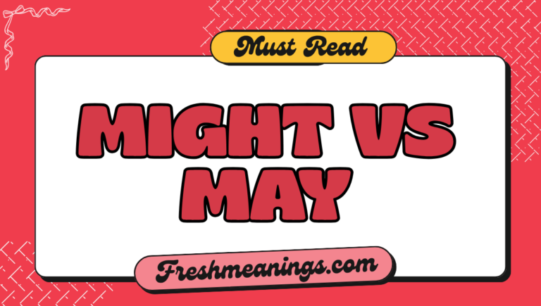 Might vs May