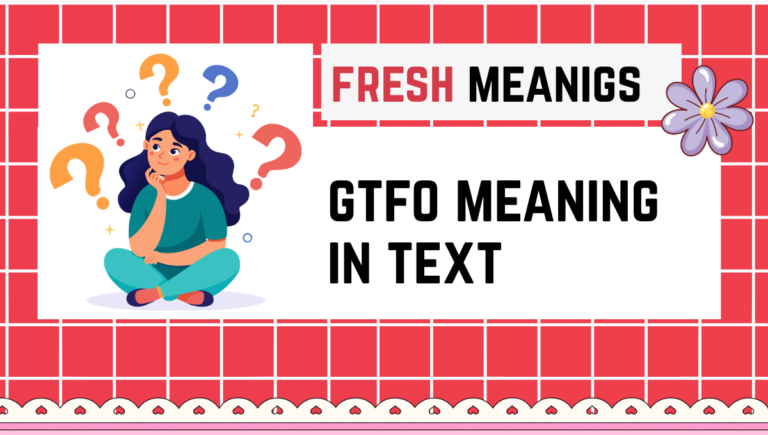 gtfo meaning in text
