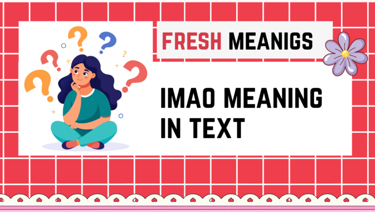 imao meaning in text