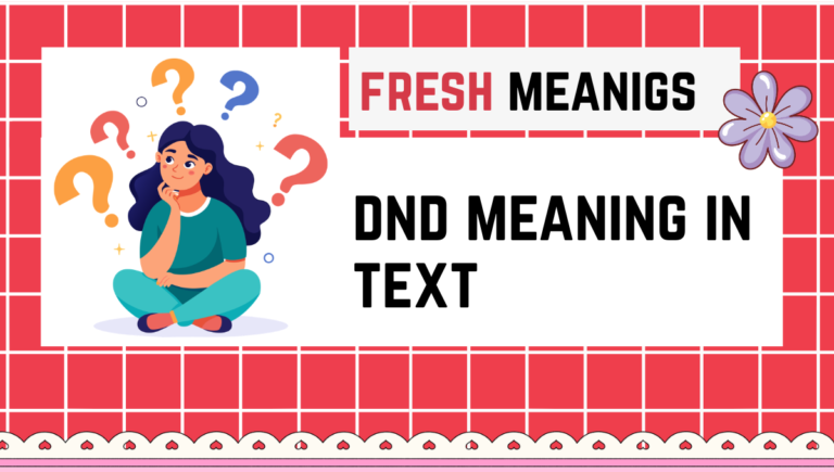 dnd meaning in text