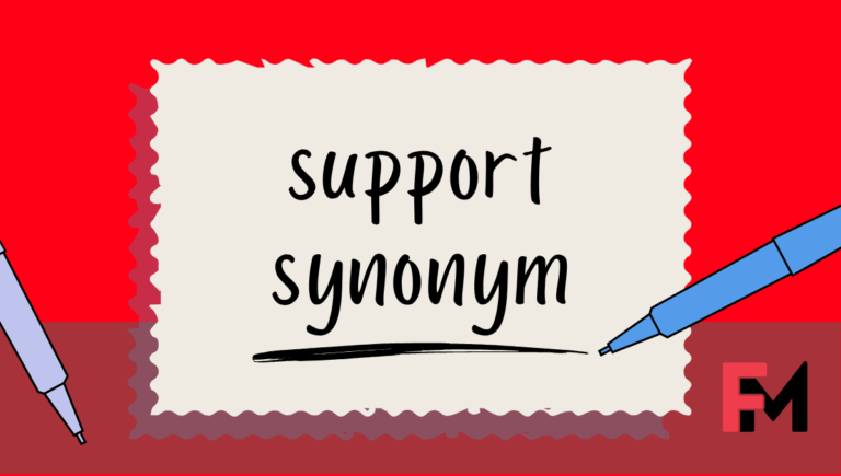 support synonym