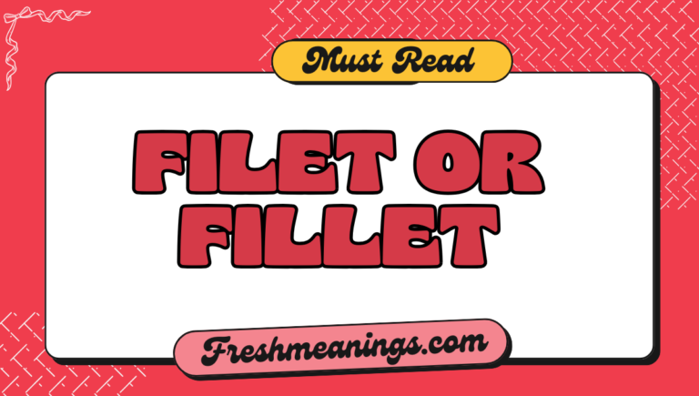 filet or fillet